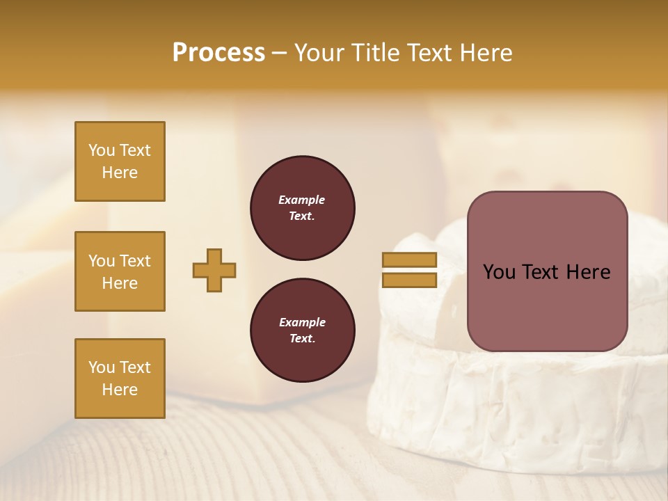 Brie Buffet Board PowerPoint Template