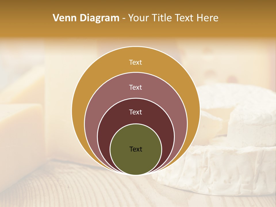 Brie Buffet Board PowerPoint Template