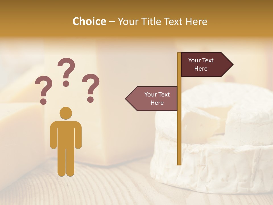 Brie Buffet Board PowerPoint Template