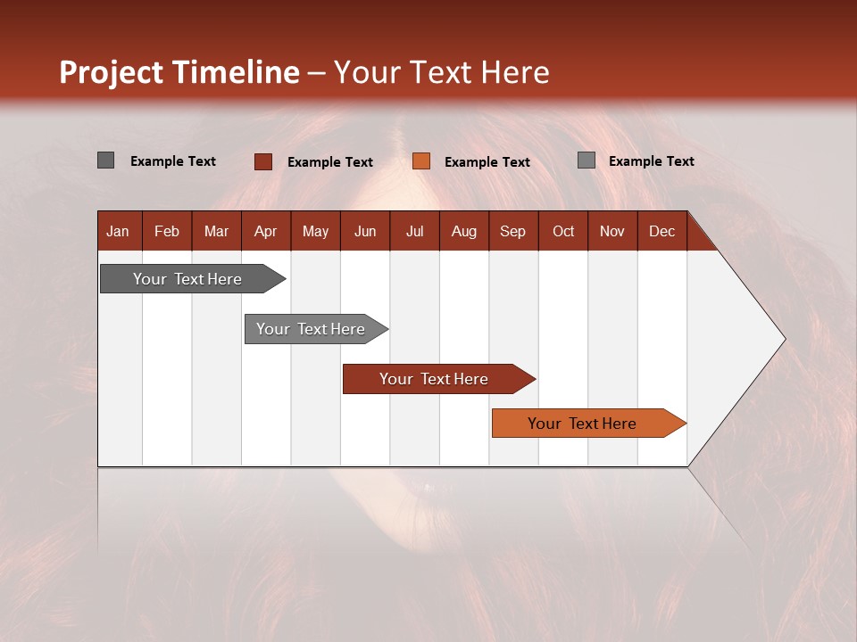 Toned Curly Woman PowerPoint Template