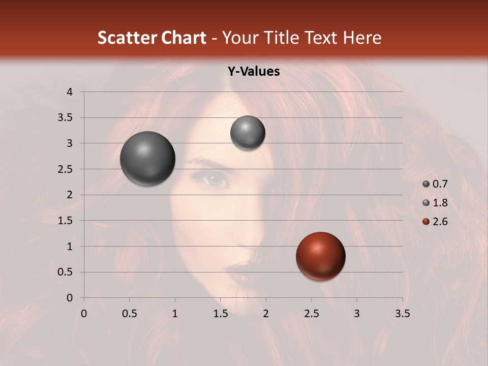 Toned Curly Woman PowerPoint Template