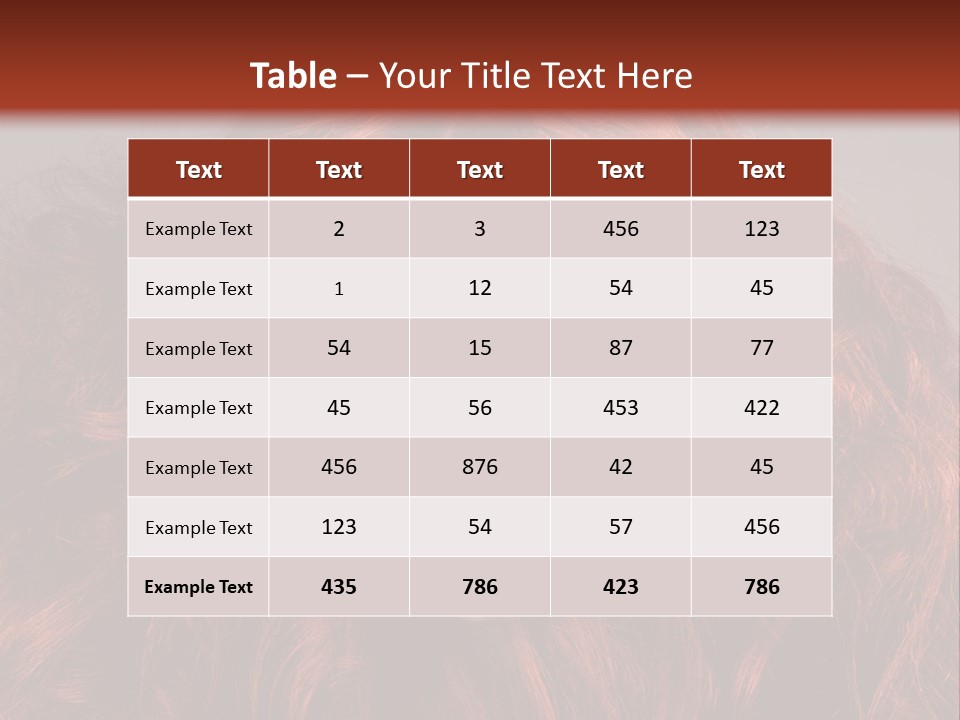 Toned Curly Woman PowerPoint Template