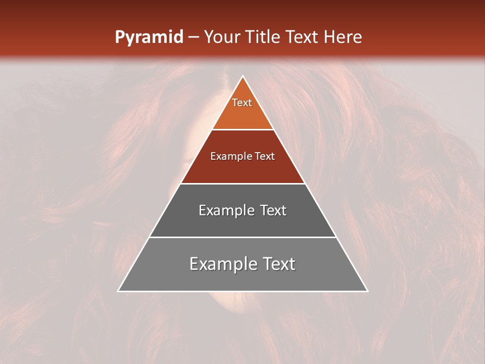 Toned Curly Woman PowerPoint Template