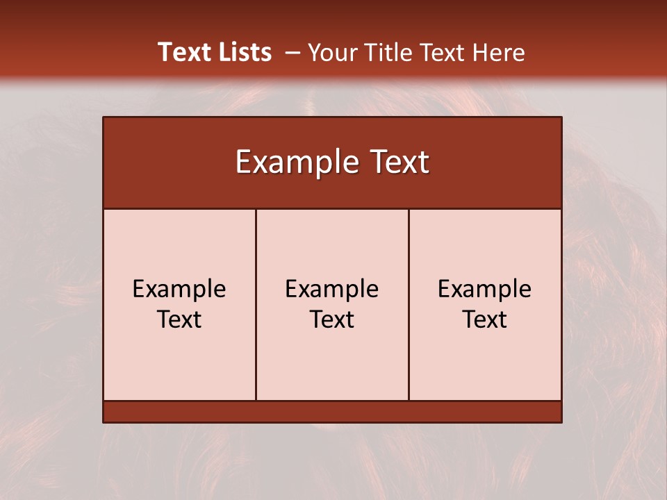 Toned Curly Woman PowerPoint Template