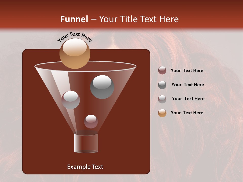 Toned Curly Woman PowerPoint Template