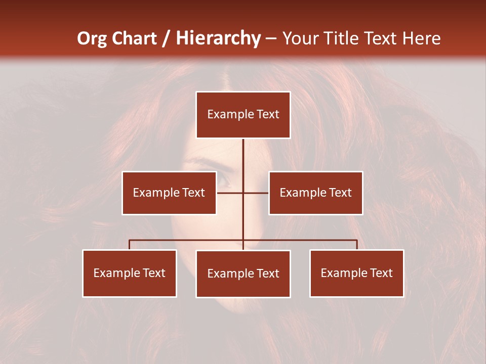 Toned Curly Woman PowerPoint Template