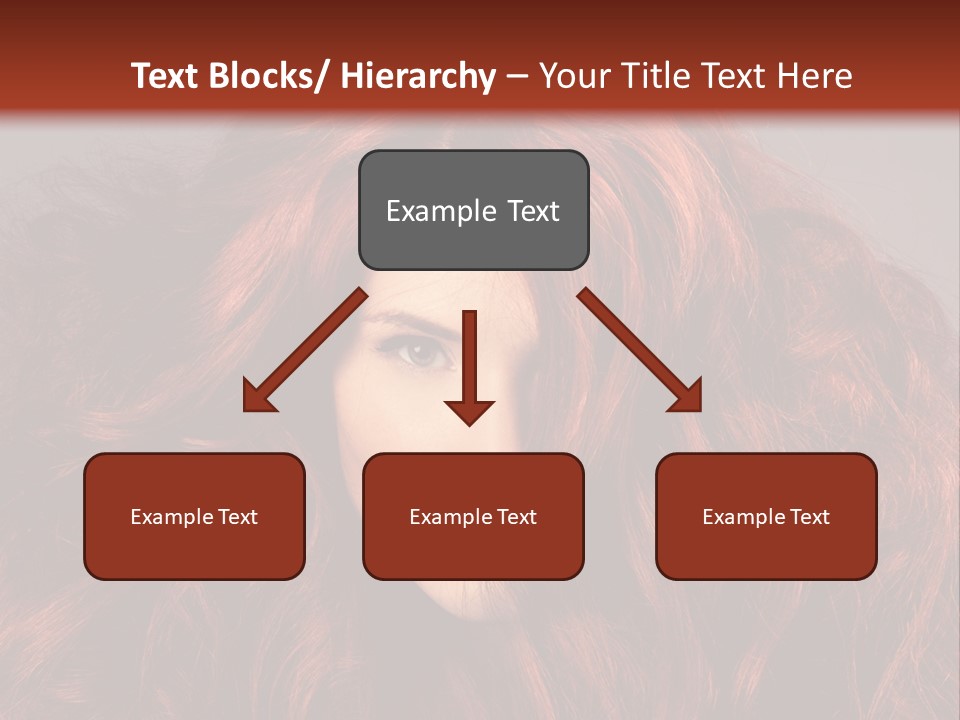 Toned Curly Woman PowerPoint Template