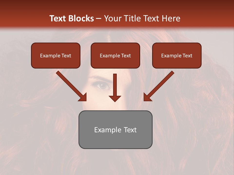 Toned Curly Woman PowerPoint Template