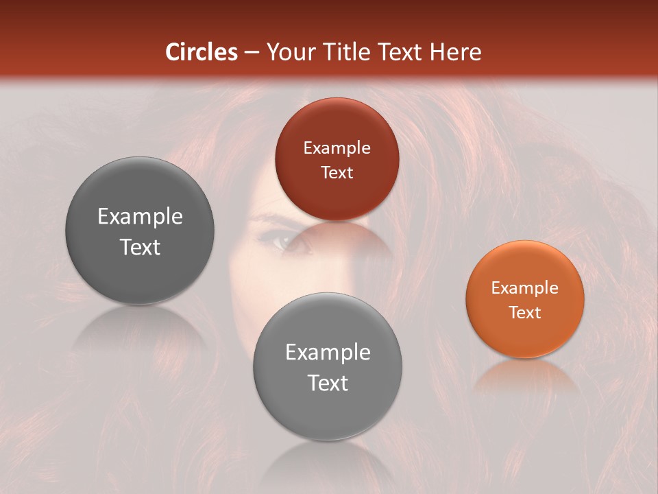 Toned Curly Woman PowerPoint Template