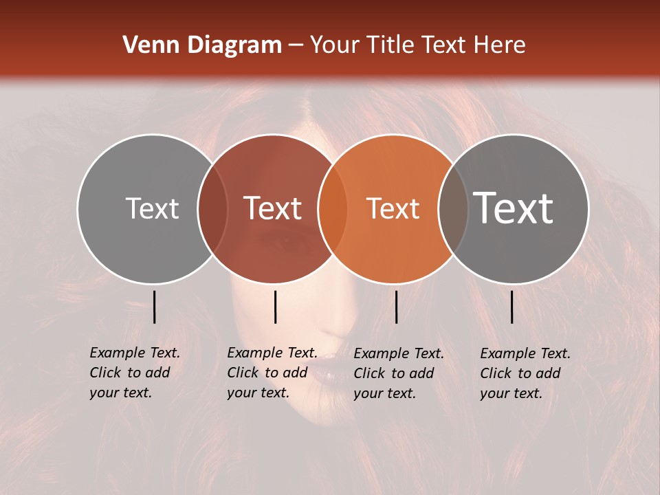 Toned Curly Woman PowerPoint Template