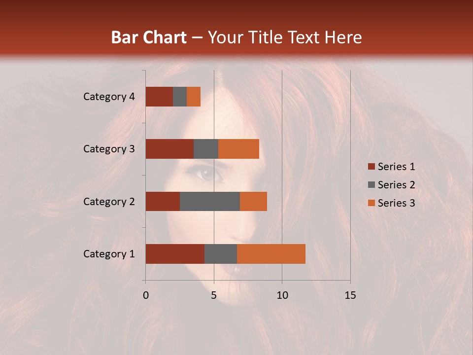 Toned Curly Woman PowerPoint Template