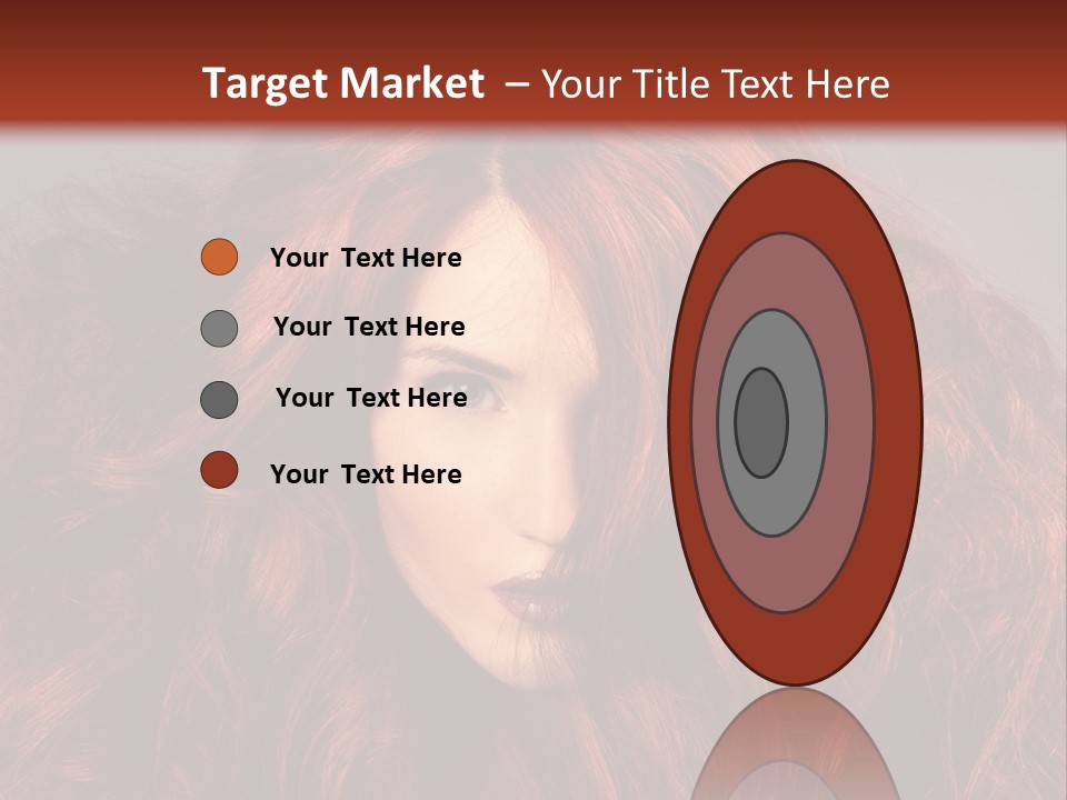 Toned Curly Woman PowerPoint Template