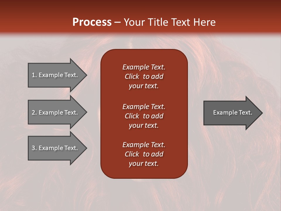 Toned Curly Woman PowerPoint Template