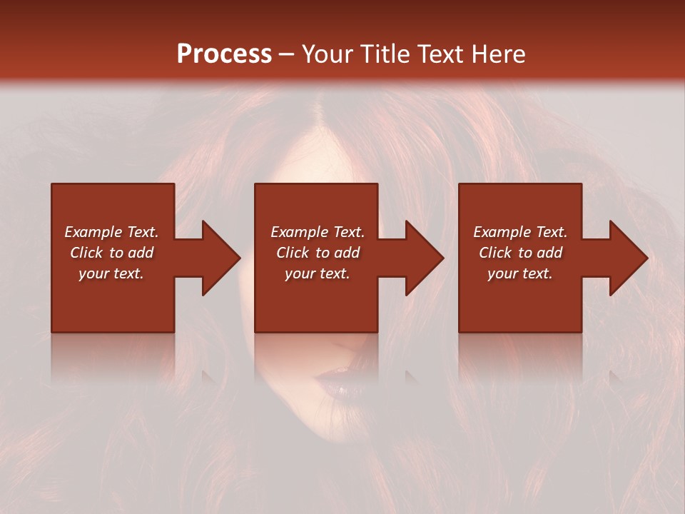 Toned Curly Woman PowerPoint Template
