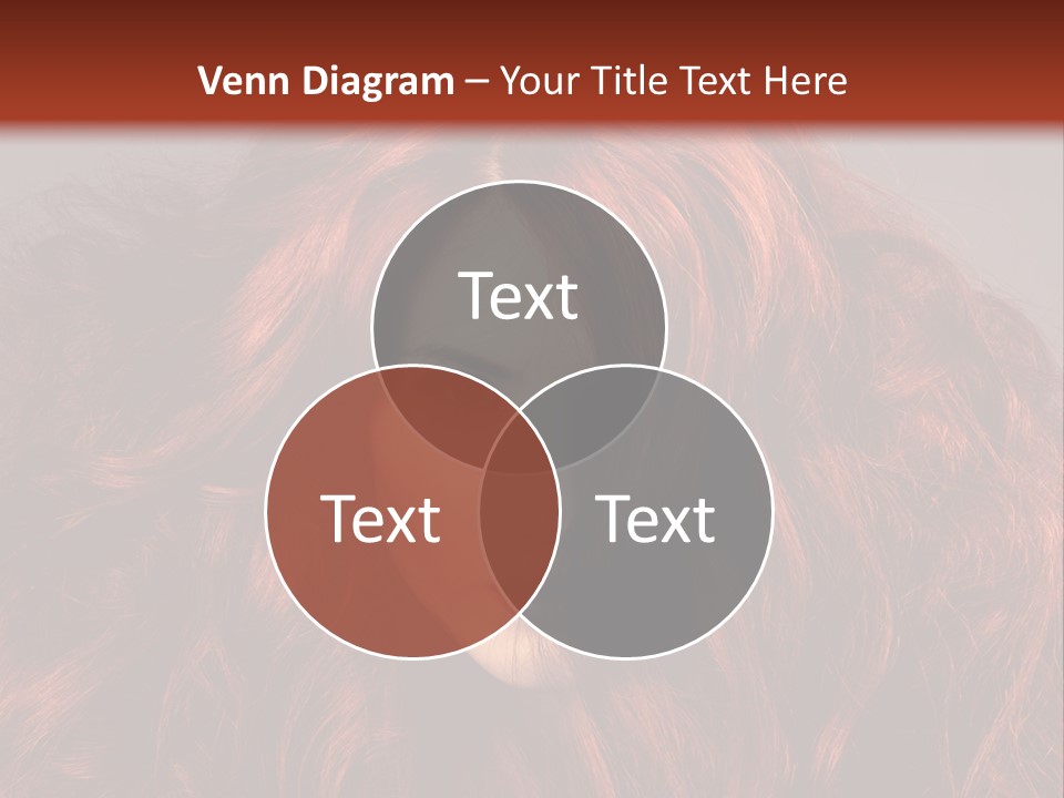 Toned Curly Woman PowerPoint Template