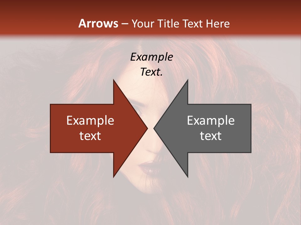 Toned Curly Woman PowerPoint Template