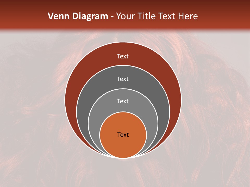 Toned Curly Woman PowerPoint Template