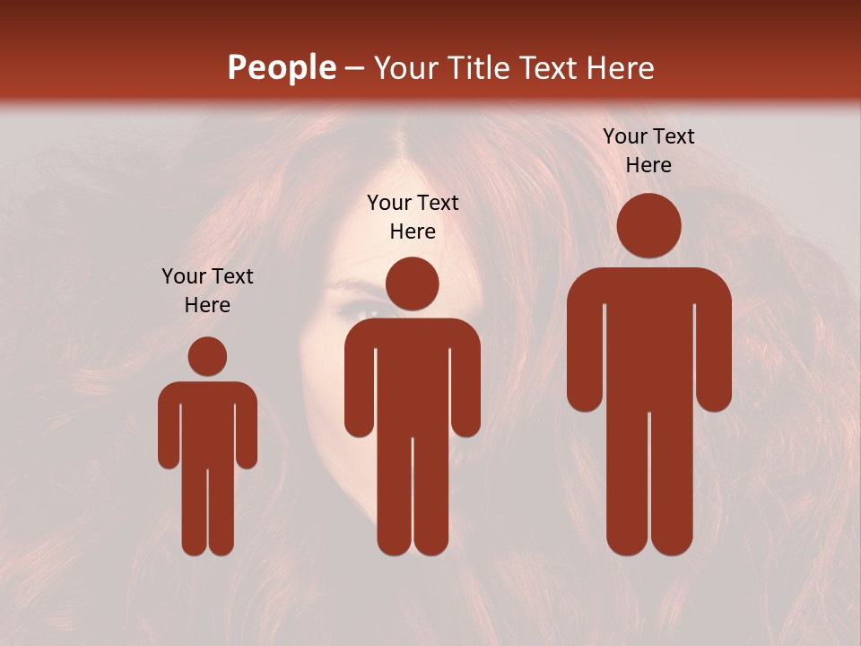 Toned Curly Woman PowerPoint Template