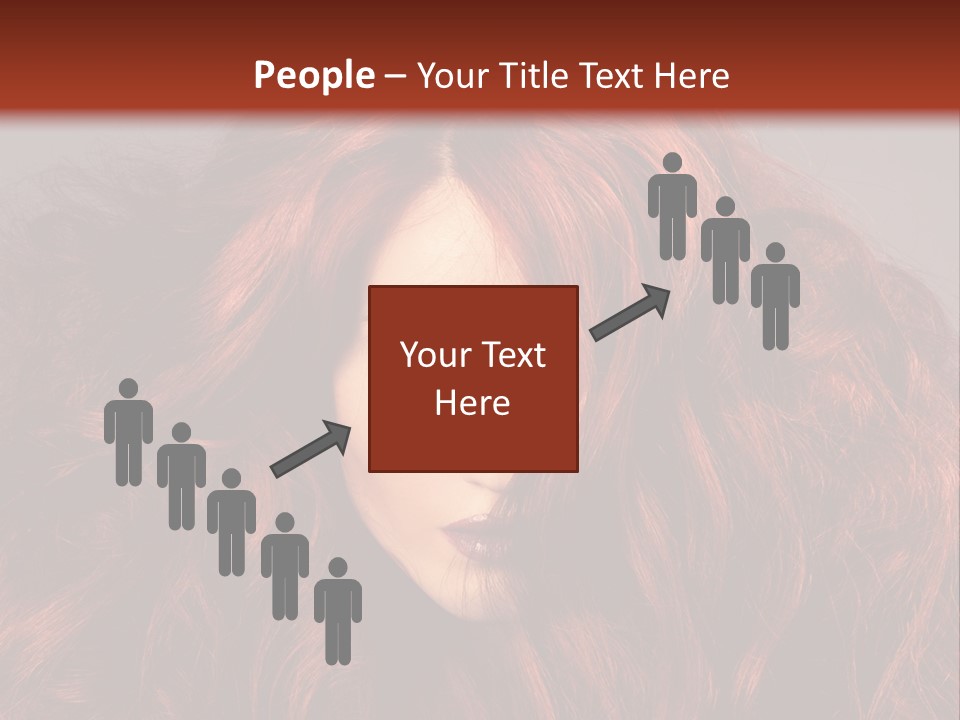 Toned Curly Woman PowerPoint Template