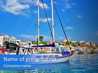 Quay Architecture Tourist PowerPoint Template