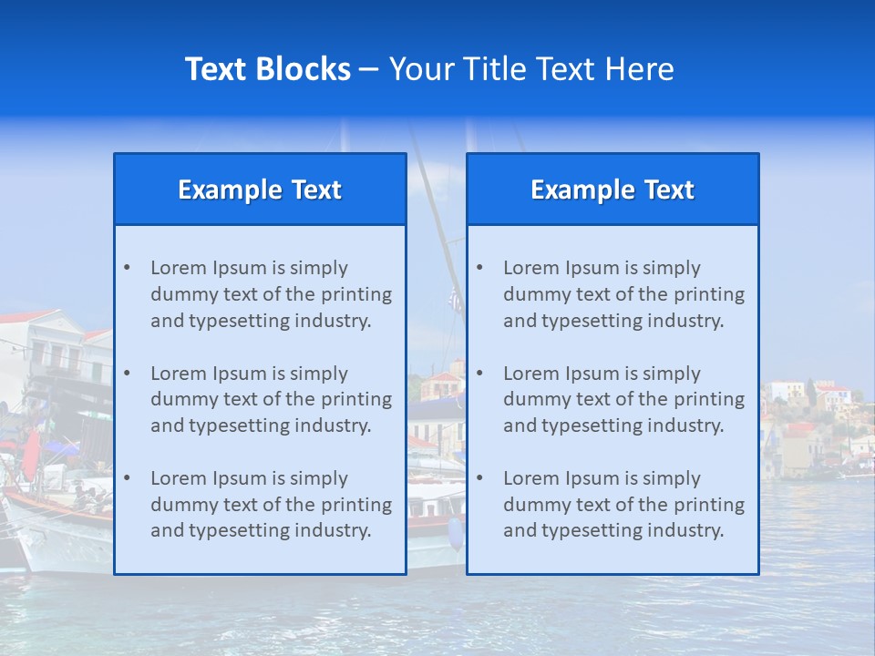 Quay Architecture Tourist PowerPoint Template