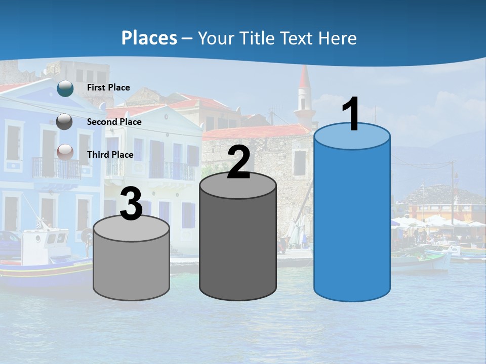 Summer View Lagoon PowerPoint Template