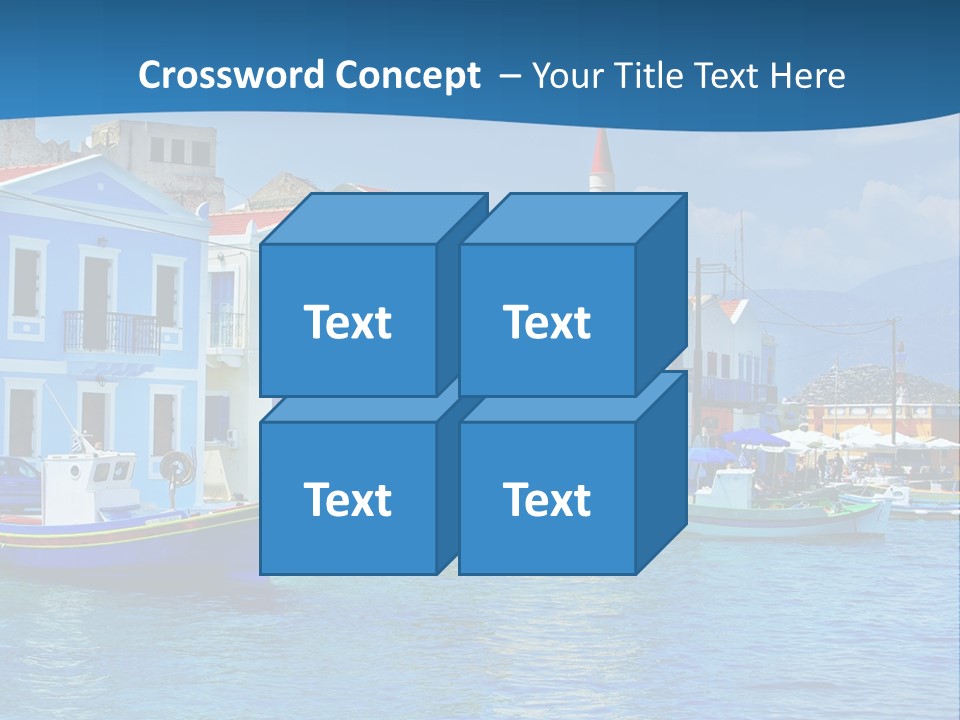 Summer View Lagoon PowerPoint Template