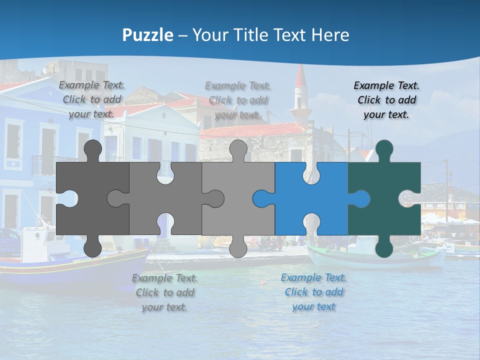 Summer View Lagoon PowerPoint Template