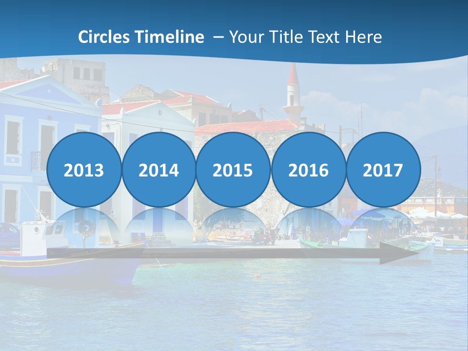 Summer View Lagoon PowerPoint Template