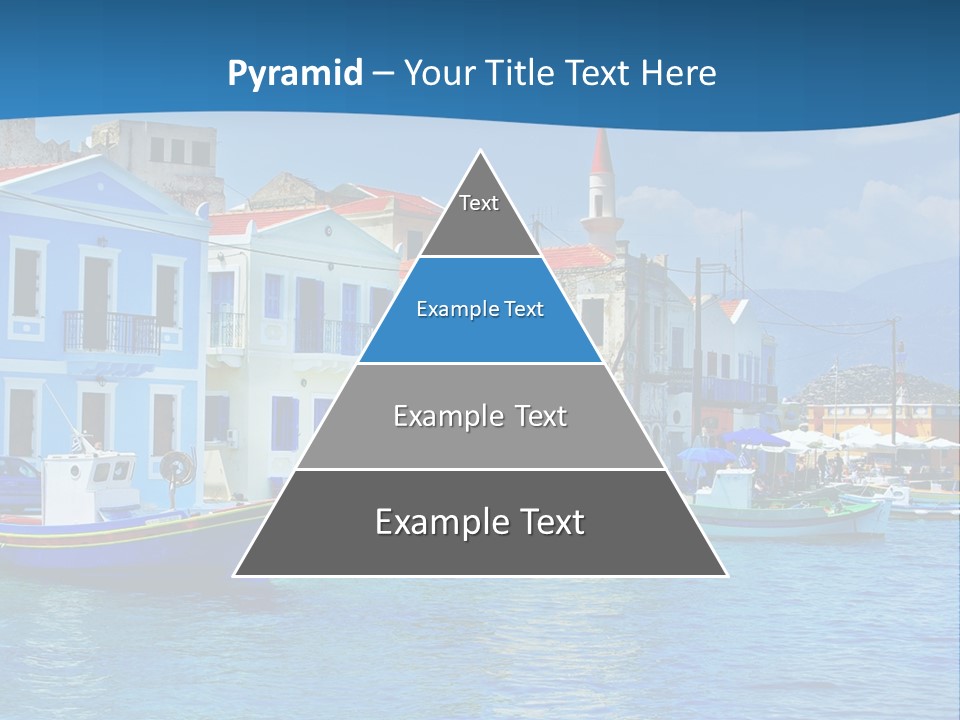 Summer View Lagoon PowerPoint Template