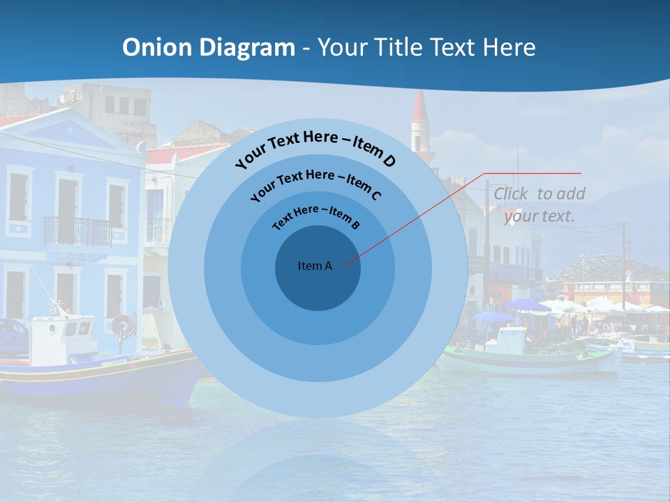 Summer View Lagoon PowerPoint Template