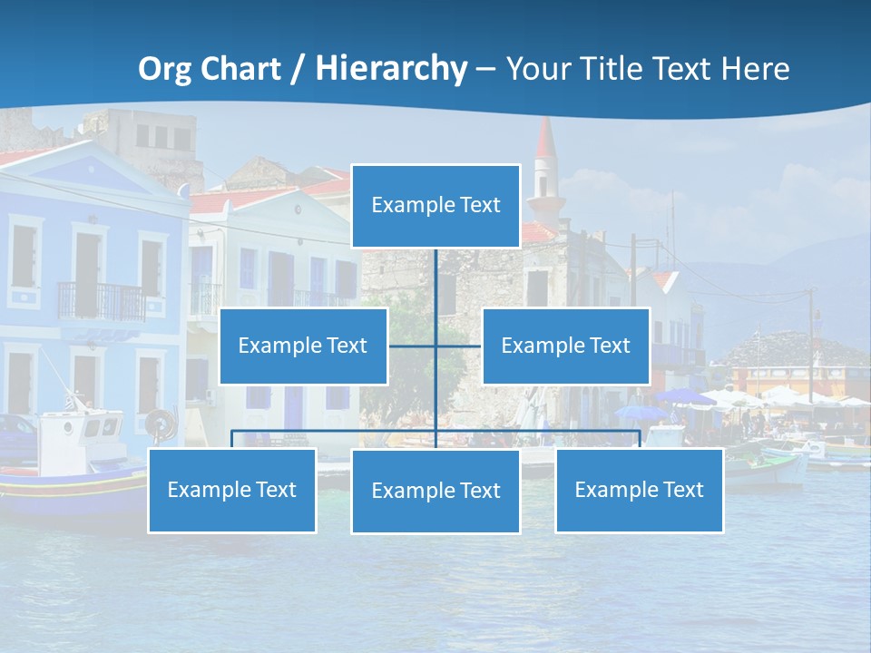 Summer View Lagoon PowerPoint Template