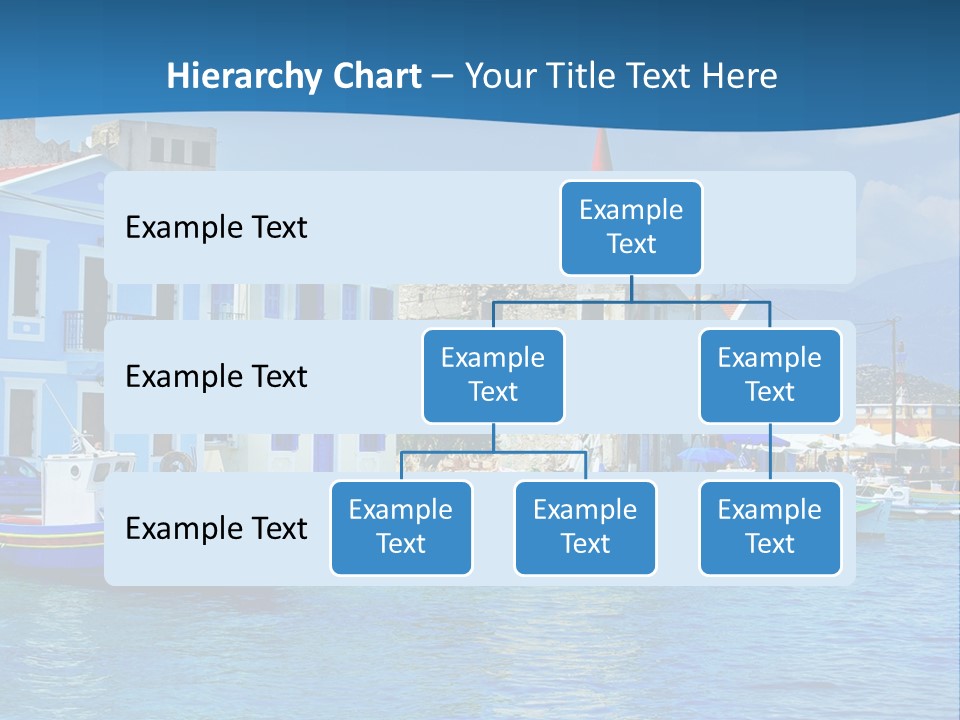 Summer View Lagoon PowerPoint Template