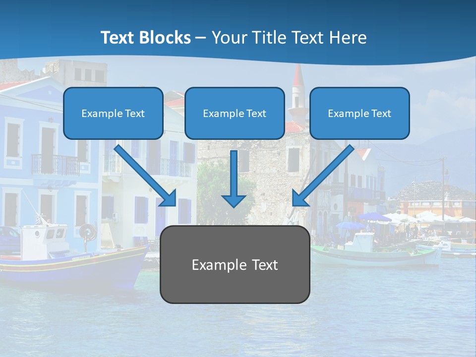 Summer View Lagoon PowerPoint Template