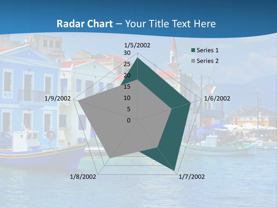 Summer View Lagoon PowerPoint Template