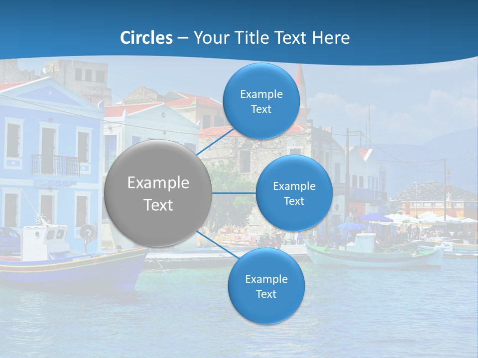 Summer View Lagoon PowerPoint Template
