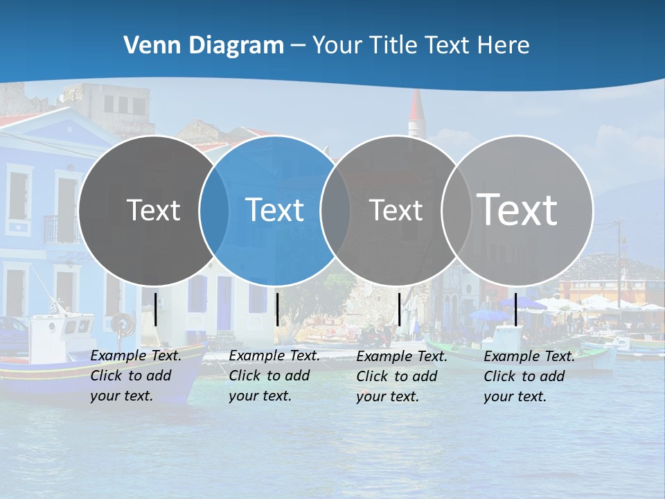 Summer View Lagoon PowerPoint Template
