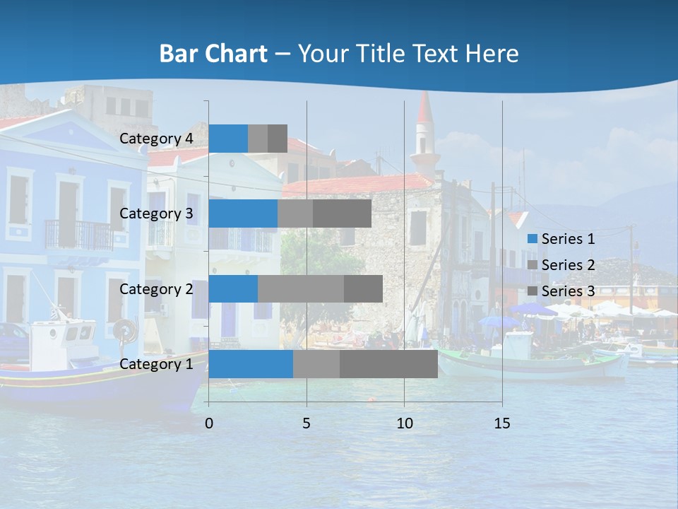 Summer View Lagoon PowerPoint Template
