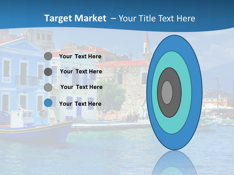 Summer View Lagoon PowerPoint Template