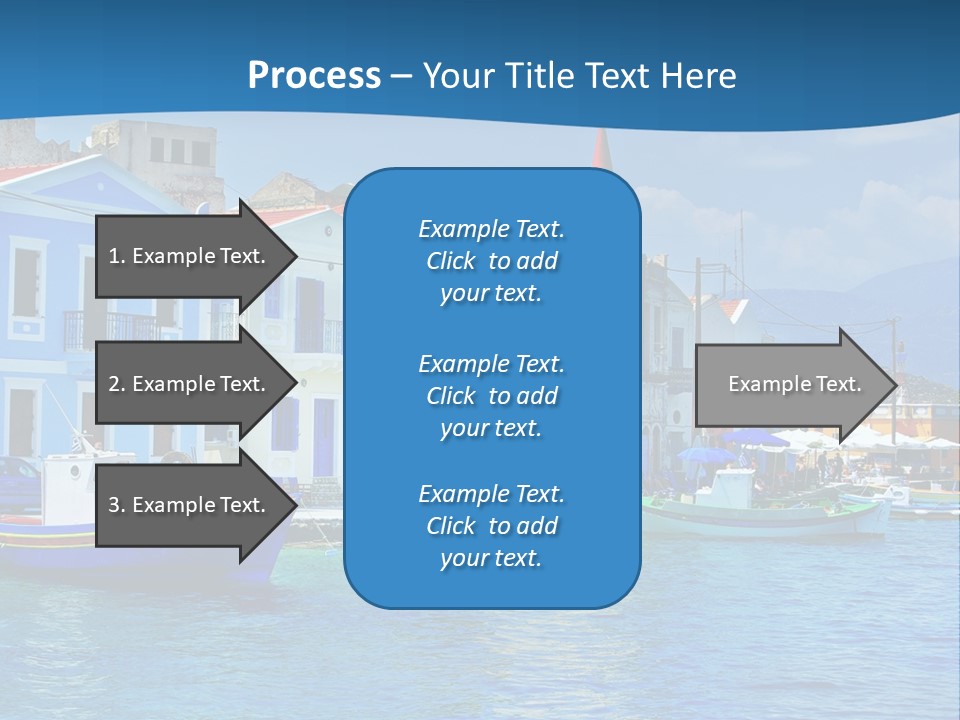 Summer View Lagoon PowerPoint Template