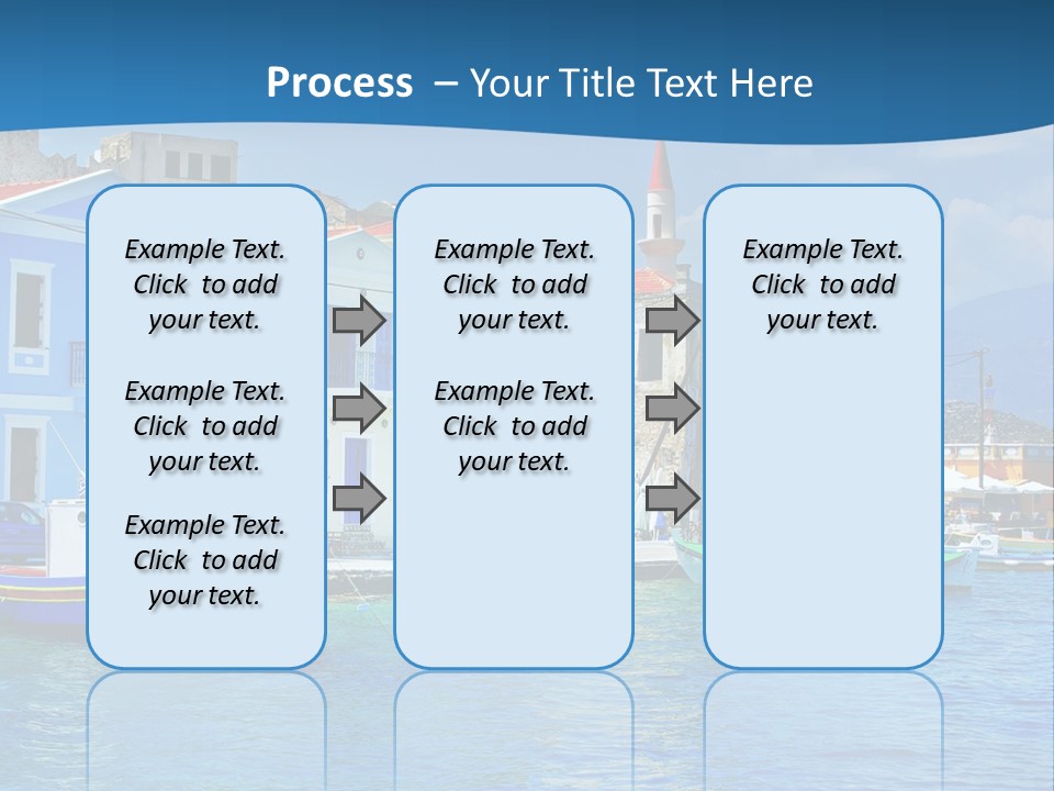 Summer View Lagoon PowerPoint Template