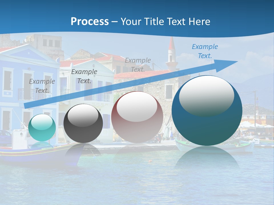 Summer View Lagoon PowerPoint Template