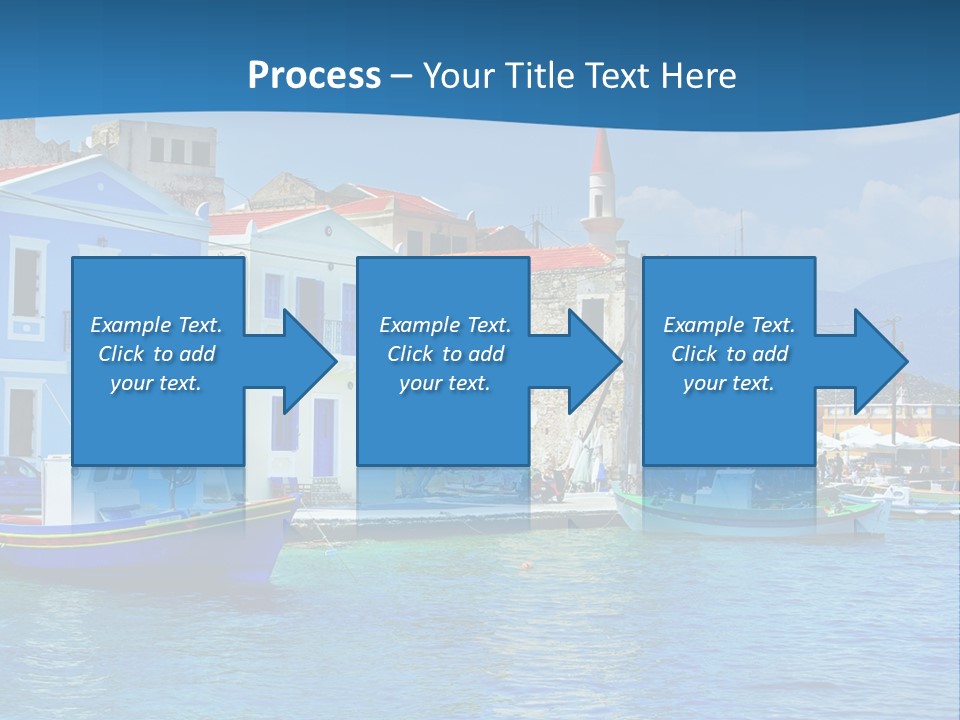 Summer View Lagoon PowerPoint Template