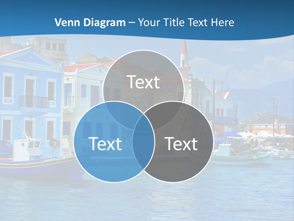 Summer View Lagoon PowerPoint Template