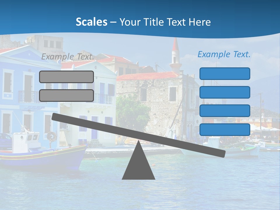 Summer View Lagoon PowerPoint Template