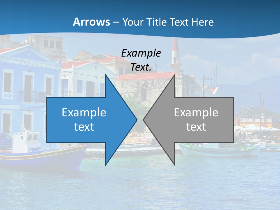 Summer View Lagoon PowerPoint Template