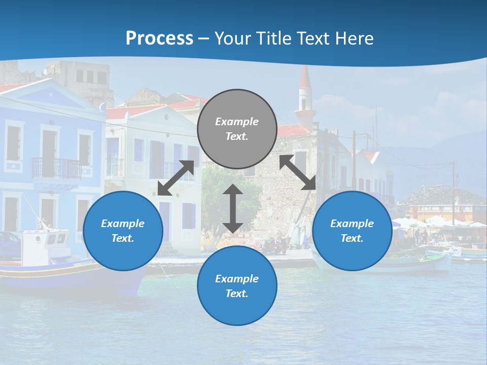 Summer View Lagoon PowerPoint Template