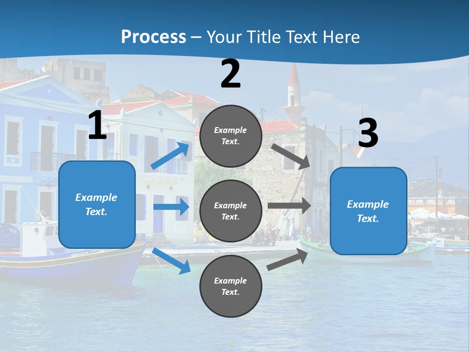 Summer View Lagoon PowerPoint Template