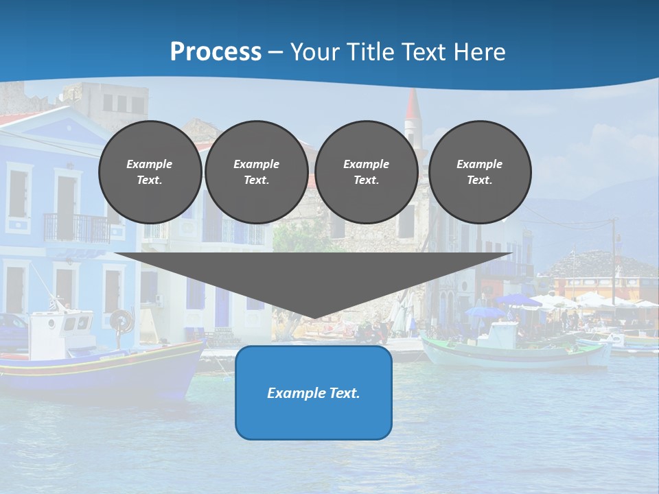 Summer View Lagoon PowerPoint Template