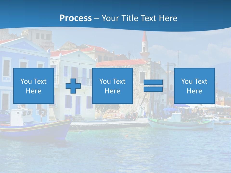 Summer View Lagoon PowerPoint Template